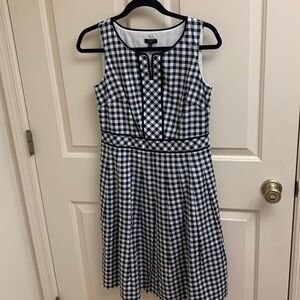 NWT Talbots Dark Navy Blue Sleeveless Dress